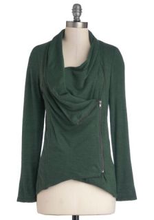 Airport Greeting Cardigan in Forest  Mod Retro Vintage Vests