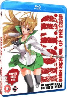 High School of the Dead Drifters of the Dead Edition (Includes Series and OVA)      Blu ray