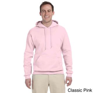 Jerzees Mens 50/50 8 ounce Nublend Fleece Hooded Sweatshirt Pink Size XXL