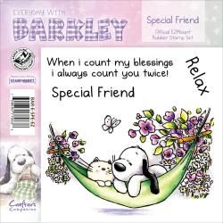 Barkley EZmount Everyday Cling Stamp Set 4.75 X4.75   Special Friend