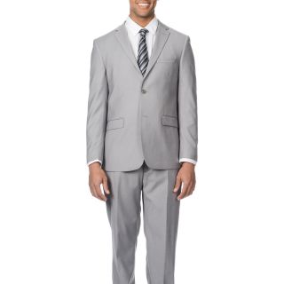 West End Mens Young Look Slim Fit 2 button Light Grey Suit