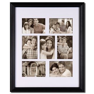 Adeco Adeco 7 opening Collage Picture Frame Black Size 4x6
