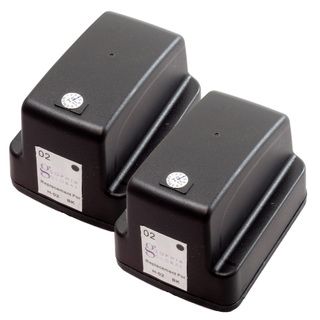 Sophia Global Remanufactured Ink Cartridge Replacement For Hp 02 (2 Black)