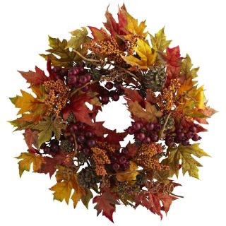 Maple And Berry 24 inch Wreath
