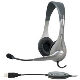 Cyber Acoustics AC 851B USB Stereo Headset. OEM SLVR USB STEREO HEADST MICRO DIRECT NOISE CANCELING HEADST. Over the head Computers & Accessories