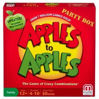Apples to Apples Party Box   The Game of Crazy Combinations (Family Edition) Toys & Games