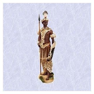 African chieftain statue zulu tribal man sculpture New  