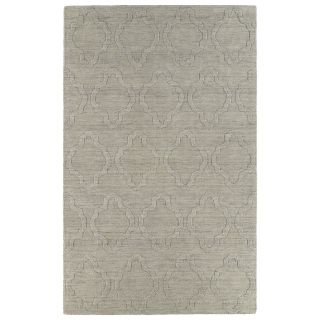 Trends Oatmeal Prints Wool Rug (96 X 136)