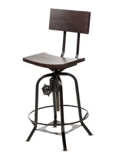 New Industrial Collection Barstools (Set of 2) by Bois et Cuir by CDI Intl