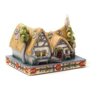 Enesco Disney Traditions by Jim Shore Snow White Cottage Figurine, 4.875 Inch   Collectible Figurines