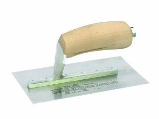 MARSHALLTOWN The Premier Line MXS875SS 8 3/4 Inch by 3 3/4 Inch Venetian Plastering Trowel with Wood Handle   Hand Trowels  