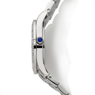 Bulova Ladies' Mother of Pearl Crystal Encrusted Stainless Steel Bracelet Watch
