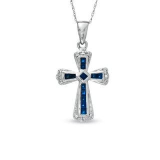 diamond cross pendant in 10k white gold orig $ 539 00 458 15 add