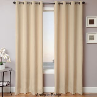 Softline Home Fashions Sunbrella Indoor/outdoor Grommet Top Curtain Panel Cream Size 52 x 84
