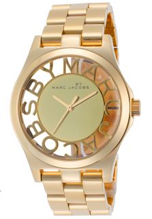 Marc by Marc Jacobs MBM3206  Watches,Womens Mirrored Gold Tone Dial Gold Tone IP Stainless Steel, Casual Marc by Marc Jacobs Quartz Watches
