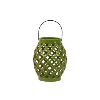 Green Ceramic Lantern