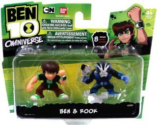 Ben 10 Omniverse 2 Inch Mini Figure 2 Pack Ben & Rook Toys & Games