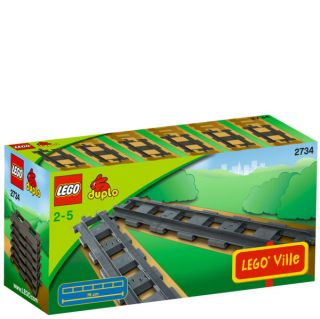 LEGO DUPLO Straight Rails (2734)      Toys