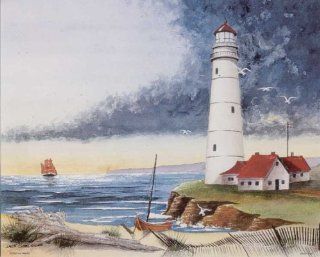 Lighthouse on the Bay 3D Decoupage   Paper Tole Craft Kit   Childrens Paper Craft Kits