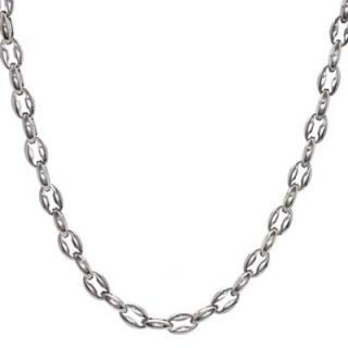 12.0mm Anchor Link Chain Necklace in Stainless Steel   22   Zales