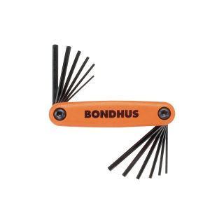 Bondhus GorillaGrip Tools — 12-Pc. Metric/SAE Set, Model# 12550  Hex Tools