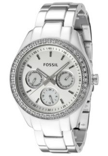 Fossil ES2947  Watches,Womens Stella Silver Dial Aluminum, Casual Fossil Quartz Watches