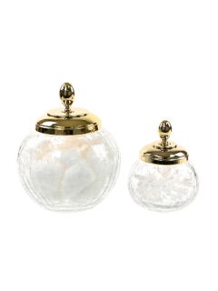 Botijo Large and Small Cotton Jar (2 PC) by Nameeks