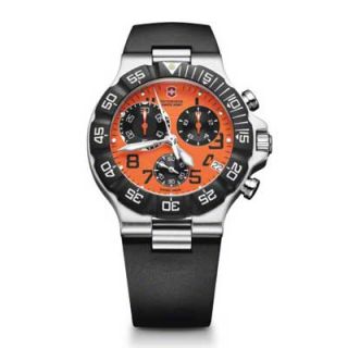 Mens Victorinox Swiss Army Summit XLT Chronograph Watch with Orange