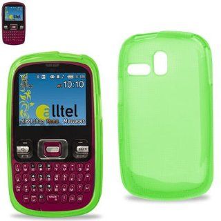 New Fashionable Perfect Fit Soft Polymer Protector Skin Cover Cell Phone Case for Samsung Freeform Link R350 / R351 / R355 Alltel,MetroPCS,U.S. Cellular   Green Cell Phones & Accessories