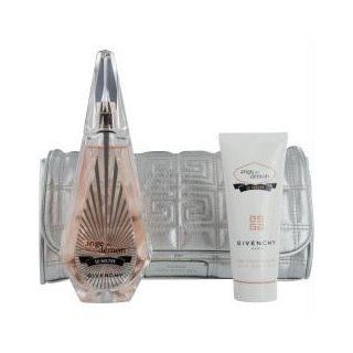 Ange Au Demon Le Secret Gift Set By Givenchy 3 Pcs Includes 3.3 Oz Eau De Parfum.2.5 Oz Silk Body Veil.and Silver Pouch  Fragrance Sets  Beauty