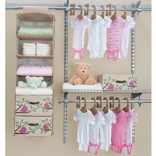 Delta 20 Piece Nursery Closet Starter Kit, Pink  Nursery Hanging Organizers  Baby