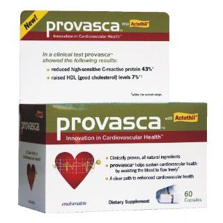 Provasca with Actothil, Innovation in Cardiovascular Health Dietary Supplement (60 Capsules) Health & Personal Care