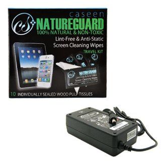 caseen NATUREGUARD 10x Cleaning Wipes + 12V 5A Seasonic SSA 0651 1 60W LCD Monitor Power Adapter Replacement for Wearnes Global WDS050120, DVE DSA 60W 12 1, 12060, XPC X27D And More. Computers & Accessories
