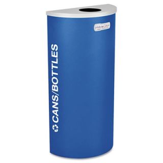 Ex Cell Metal Products Kaleidoscope Collection Recycling Receptacle, 8 Gal EX