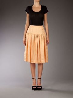 Valentino Vintage Vintage Linen Skirt