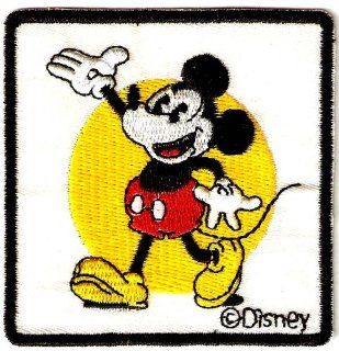Mickey Mouse hands in air with sunset sunrise Embroidered Iron On / Sew On Patch   Disney 