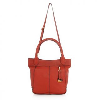 Barr and Barr Top Handle Leather Tote with Creased Edges