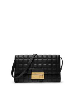 Gia Quilted Leather Clutch   Michael Kors