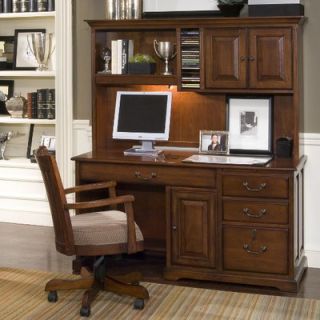 Riverside Furniture Cantata 58 Computer Desk with Storage Hutch 4958 / 4959