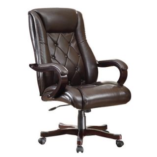 Office Star Chapman Eco Leather Executive Office Chair BP CHTX EC9