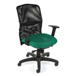 OFM High Back Task Chair with Arms 610 Finish Green