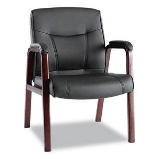 Alera Madaris Leather Guest Chair ALEMA43ALS10M