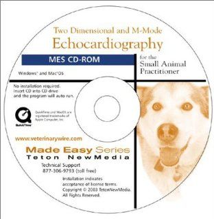 Two Dimensional & M Mode Echocardiography For the Small Animal Practitioner (Made Easy) 9781591610052 Medicine & Health Science Books @