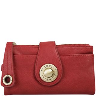 Fiorelli Seb Medium Push Lock Purse/Wristlet   Red      Womens Accessories
