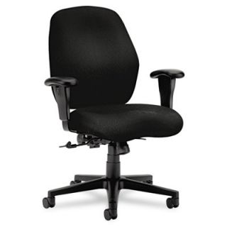 HON Mid Back Task Chair with Arms HON7823NT10T Fabric Black