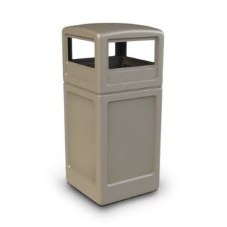 Commercial Zone 42 Gallon Square Waste Container with Dome Lid 73290 Color B