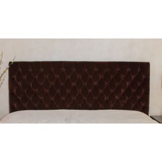 Home Loft Concept Westham Queen/Full Button Tufted Suede Headboard 238903