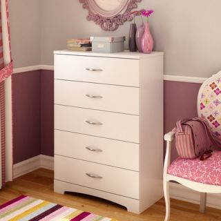 South Shore Step One 5 Drawer Chest 3160035/3107035 Finish Pure White