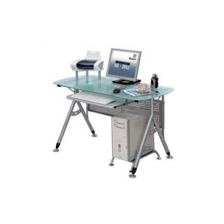 Techni Mobili Glass Surface Computer Desk RTA 3784