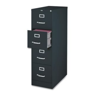 Lorell 4 Drawer  File Cabinet 6019 Finish Black